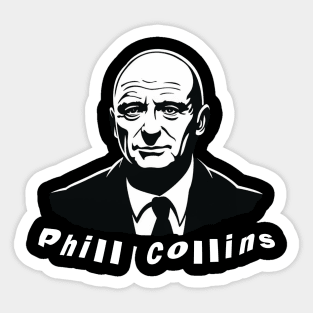 Phil Collins // Punksthetic Fan Art Design Sticker